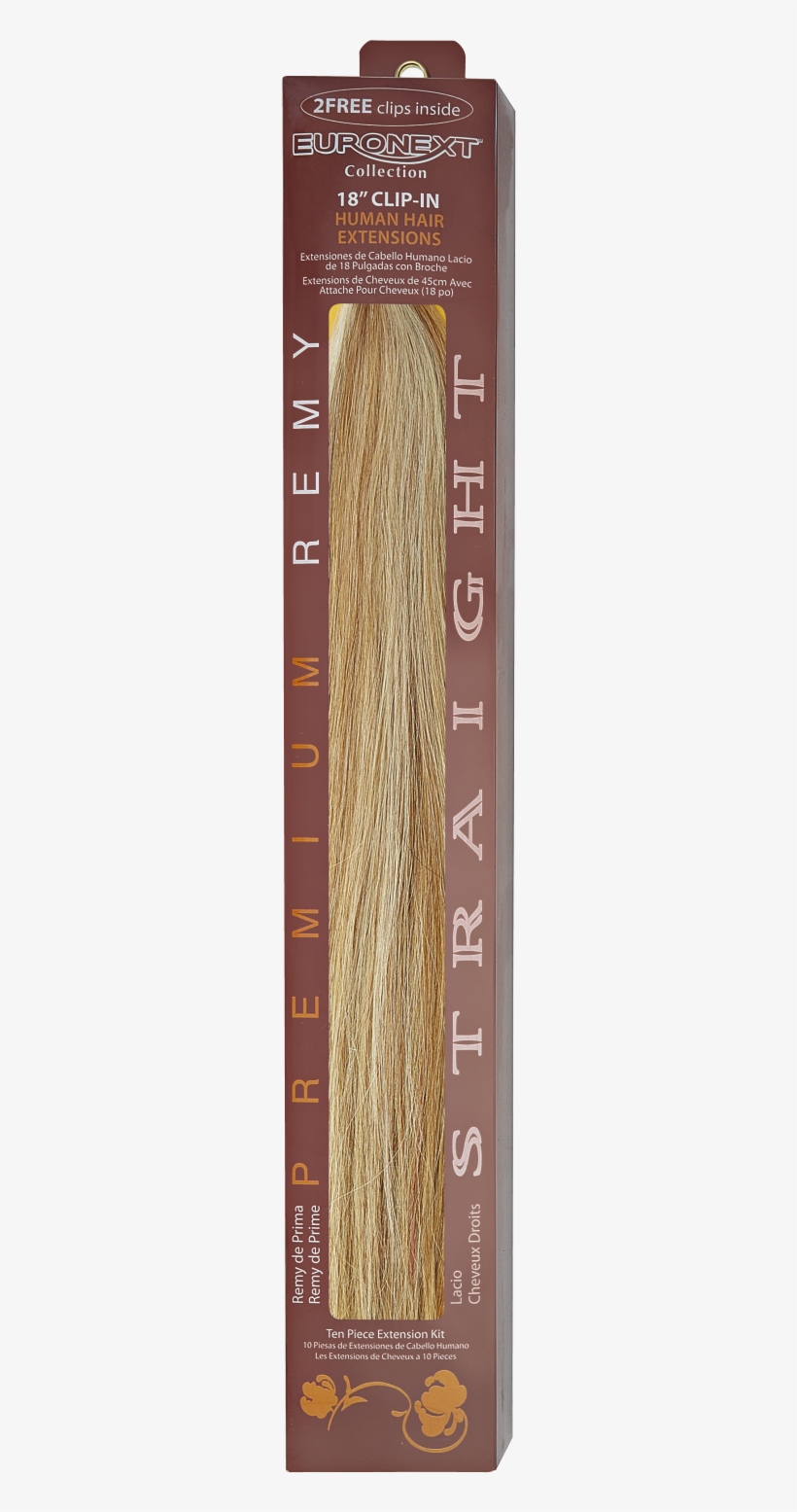 Euronext Clip-in Human Hair Extensions - Euronext Hair Extensions, transparent png #4037542