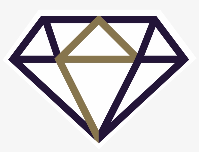 Diamond Logo Related Keywords - Diamond Clip Art Black And White, transparent png #4037571