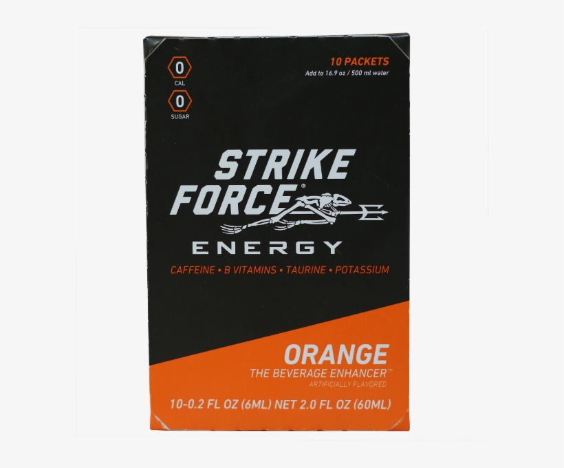 Strike Force, 10 Count Box - Strike Force Energy 10 Count Box - Lemon Men's Hydration, transparent png #4038154