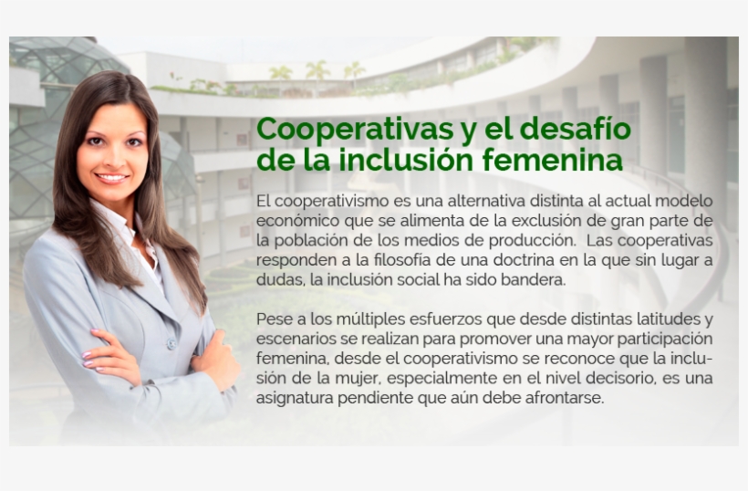 Por Inclusión Social Se Entiende La Lucha Contra La - Dia De La Mujer Cooperativista, transparent png #4038893