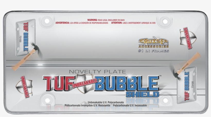 Tuf Bubble Shield, Clear - Cruiser Accessories Novelty Plate Tuf Bubble Shield,, transparent png #4039172