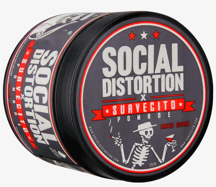 Suavecito Pomade Social Distortion Pomade - Suavecito Pomade Social Distortion, transparent png #4039594