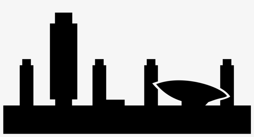 Open - Albany Skyline Black, transparent png #4039687