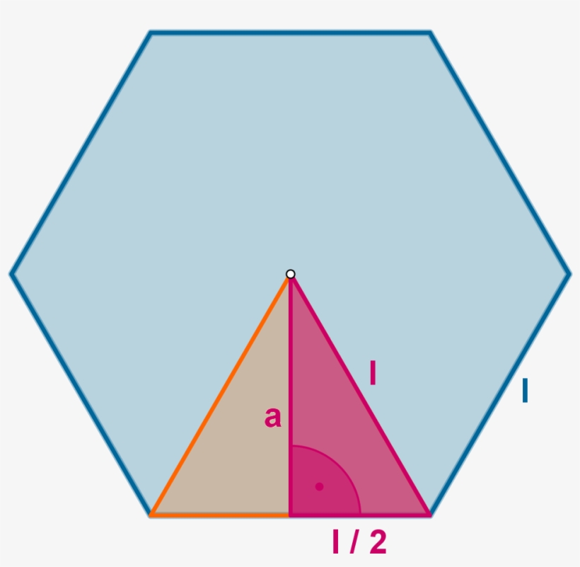 Imagen Teoria Triangulo Rectangulo En Hexagono - Triangle, transparent png #4040059