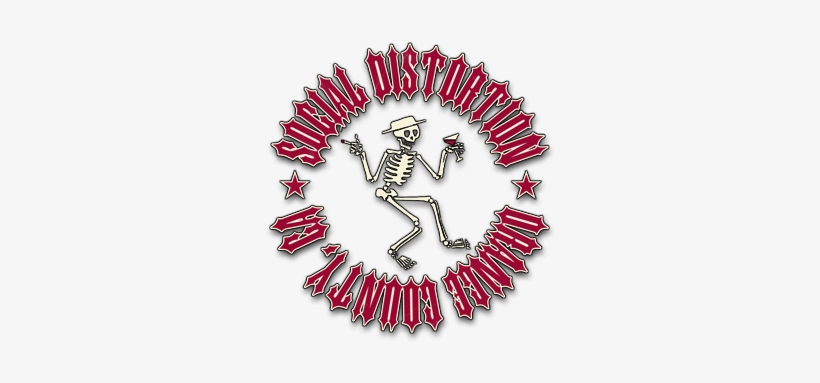 Social Distortion Image - Social Distortion Skeleton, transparent png #4040194