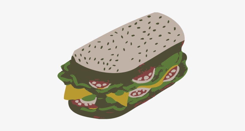 Sandwich Clipart Deli Sandwich - Sandwich, transparent png #4040791