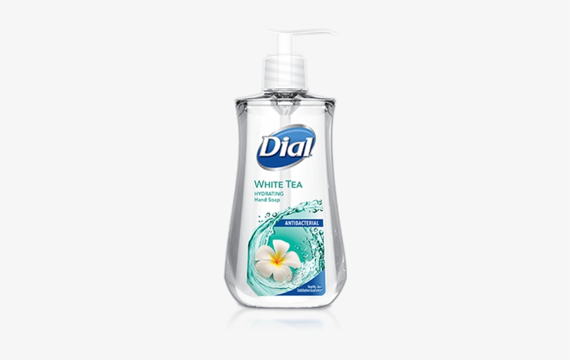 Dial® White Tea Moisturizing Liquid Hand Soap - Dial Liquid Soap Cherry Blossom, transparent png #4041183
