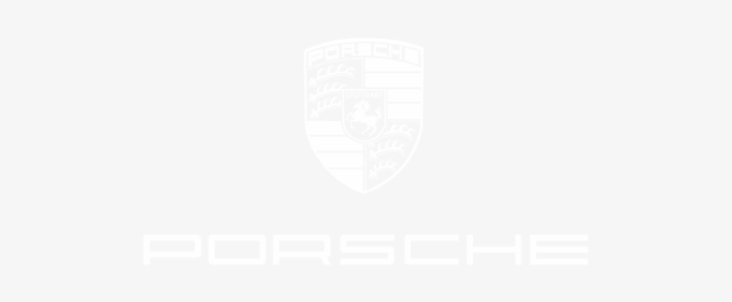 Porsche 5 White - Porsche Logo White Png, transparent png #4041273