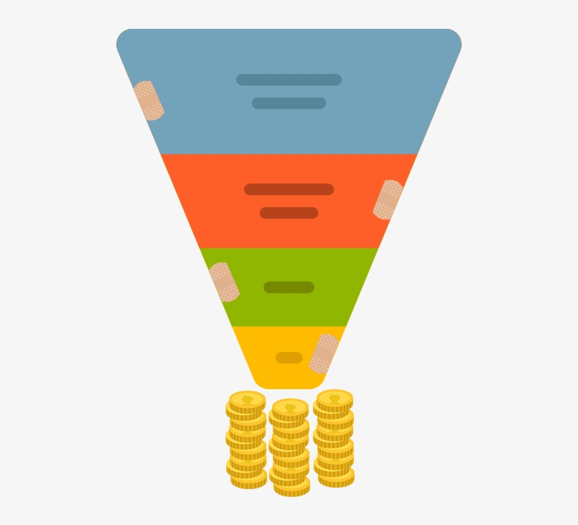 Las Principales Causas De Pérdida De Leads En El Funnel - Illustration, transparent png #4041510