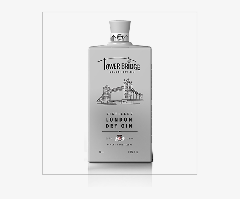 Molvino Tower Bridge Gin White - Tower Bridge Gin (white) Gin, transparent png #4041560