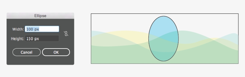 Ellipse Tool Options - Herramienta Elipse Illustrator, transparent png #4041696