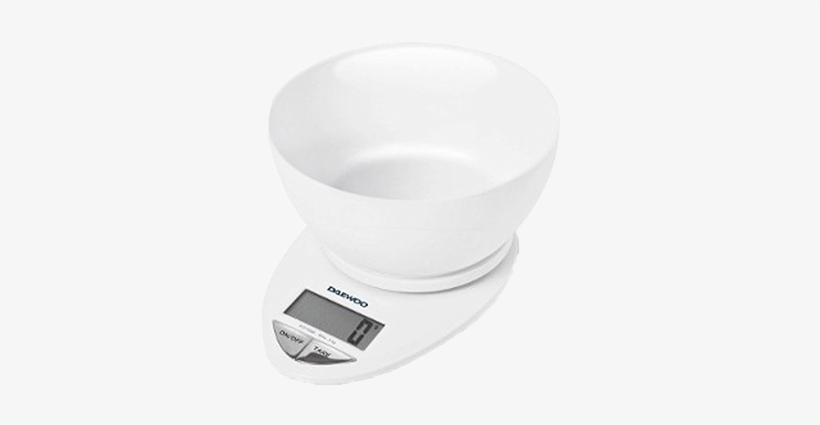 Balanza De Cocina Digital Con Bowl Daewoo Ks7150b - Weighing Scale, transparent png #4041963