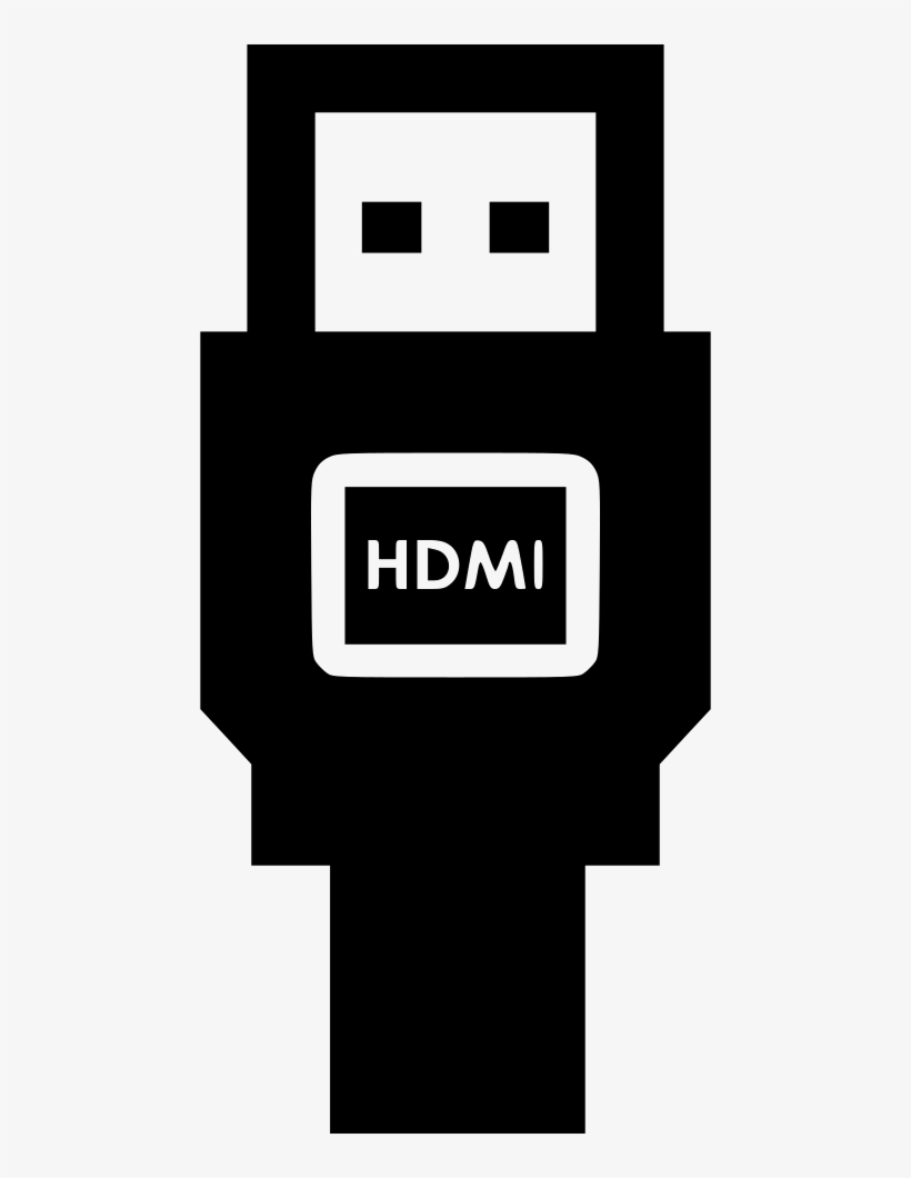 Hdmi Cable Connect Comments - Hdmi Cable Icon Png, transparent png #4042089