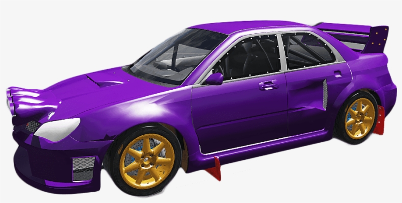 File - Purplerally-devegas - Subaru Impreza Wrx Sti, transparent png #4042225