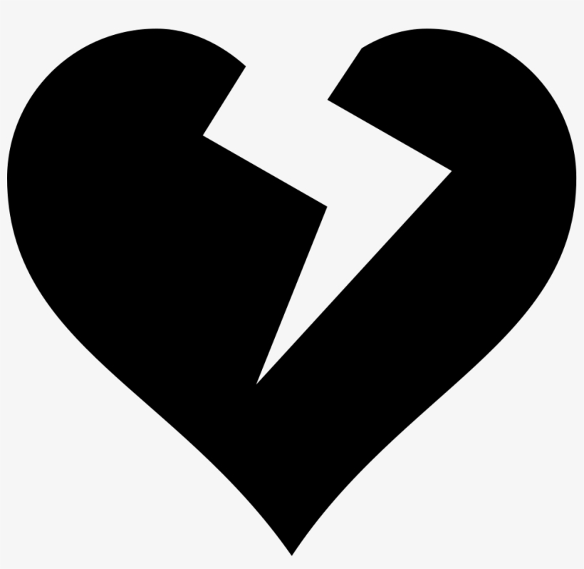 Heart Broken - - Broken Heart Vector Png, transparent png #4042326