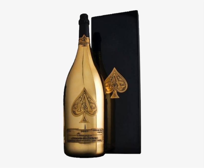 Armand De Brignac Brut Gold Ace Of Spades Champagne - Midas Armand De Brignac Brut, transparent png #4042483