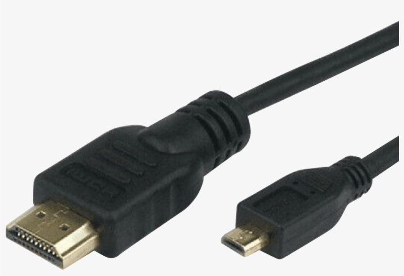 Micro Hdmi To Hdmi Cable - Tbook Micro Hdmi To Hdmi Cable, transparent png #4042632