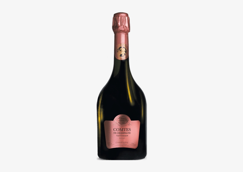 Yacht Wine Supply Taittinger - Champagne Taittinger Comtes De Champagne Rose 2006, transparent png #4042835