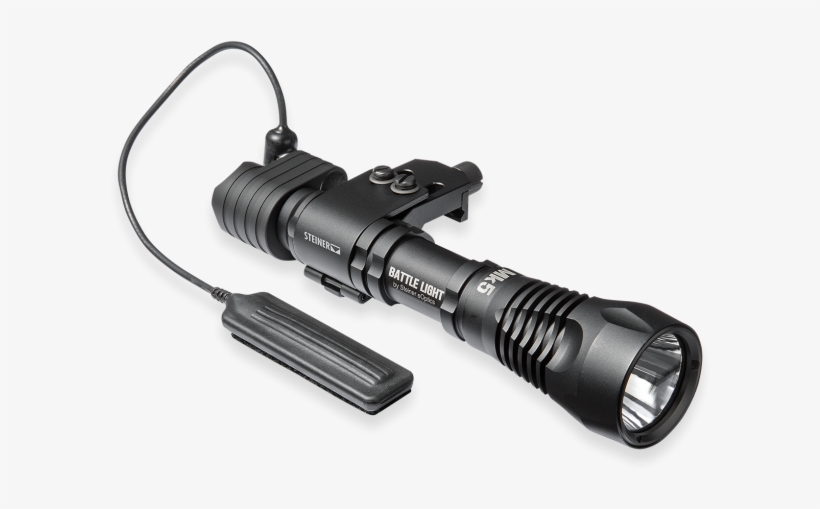 Shown With Bracket And Sensor - Twilight Steiner Mk4 Battle Light Led Weaponlight, transparent png #4043310