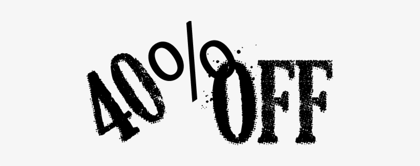 [ Img] - Transparent 40 Discount Png, transparent png #4043440