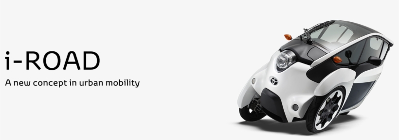 A New Concept In Urban Mobility - Toyota I Road Black, transparent png #4043587