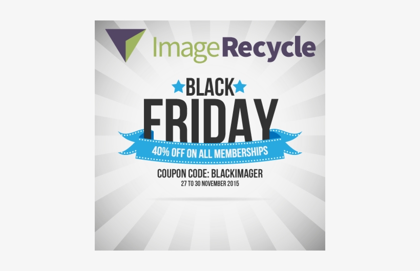 Imagerecycle Banner - Cupon De Descuento Black Friday, transparent png #4043773