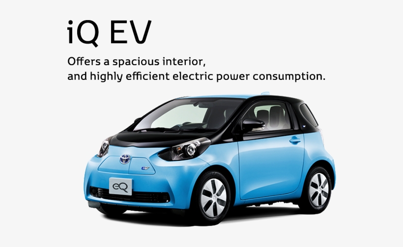 Offers A Spacious Interior, And Highly Efficient Electric - Toyota Eq, transparent png #4043826
