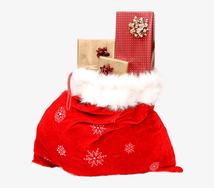 Ahorrar En Regalos De Navidad - Santa Sack Transparent Background, transparent png #4044653