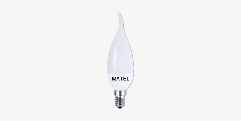 Bombilla Led Vela Flama 200º Rosca E27 6 Watios 600 - Lampadine Led Candela Colpo Di Vento In Ceramica 4w, transparent png #4044829