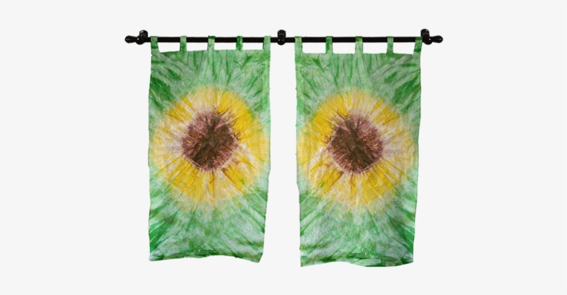 Cortina De Varão Tie Dye Girassol - Tie-dye, transparent png #4044922