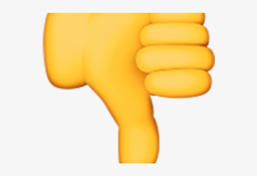 Iphone Emoji Thumbs Down, transparent png #4044972