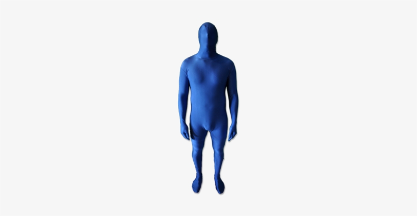 Blue Screen Chroma Key Full Bodysuit - Bodysuit, transparent png #4045187