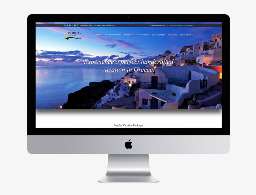 4 Years After The Initial Design, The "vacationgreece - Thíra, transparent png #4045214