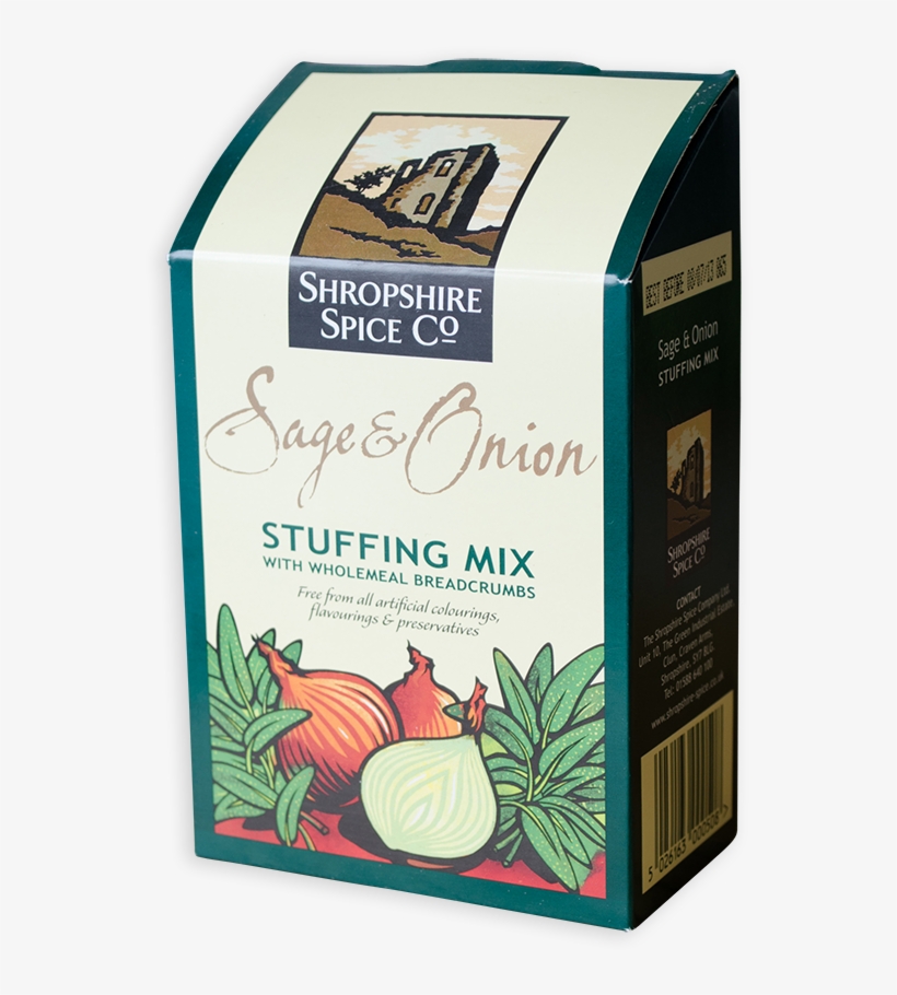 Sage & Onion Stuffing - Shropshire Spice Co Cranberry, Orange & Chestnut, transparent png #4045237