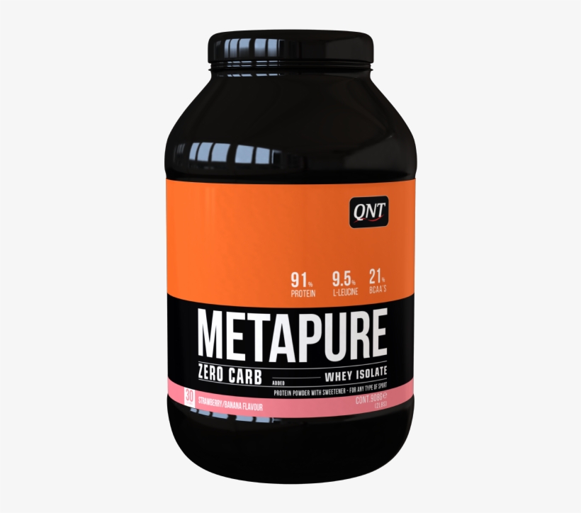 Qnt Direct Metapure Zero Carb Fresa / Plátano 908 G - Metapure Zero Carb Whey Isolate, transparent png #4045337