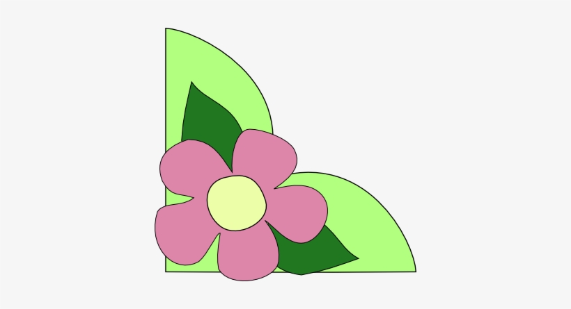 Here Is A Cute Little Flower Photo Corner I Have Designed, transparent png #4045343