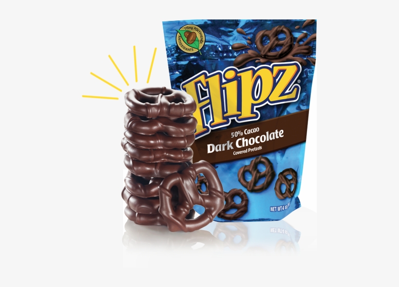 Flipz Milk Chocolate Covered Pretzels, transparent png #4045621