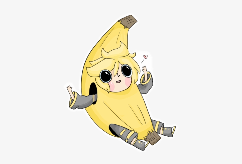 Len Kagamine Fondo De Pantalla With Anime Titled Len - Banana Len, transparent png #4046160