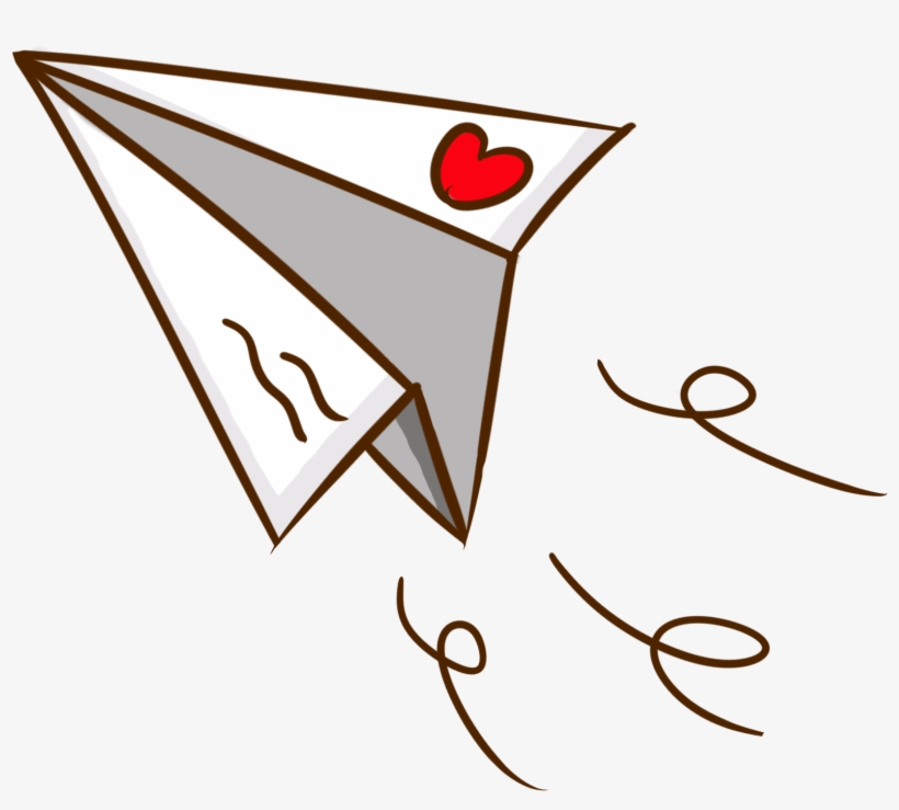 Avión De Papel De Dibujos Animados Avión - 紙 飛機 卡通, transparent png #4046347