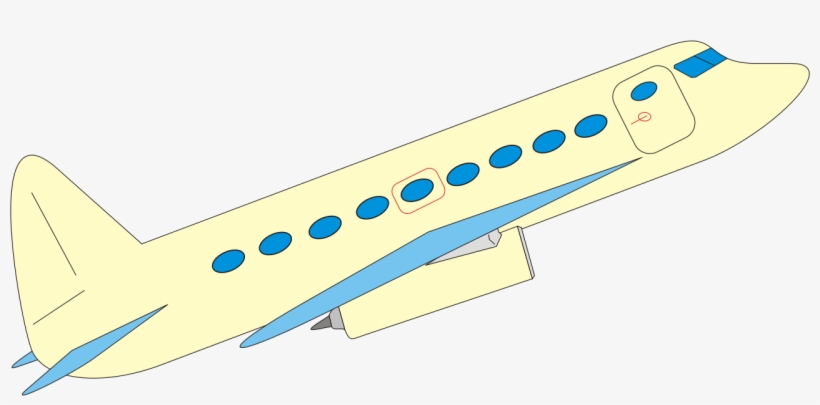 File - Avionmaldibujado - Svg - Computer File, transparent png #4046398