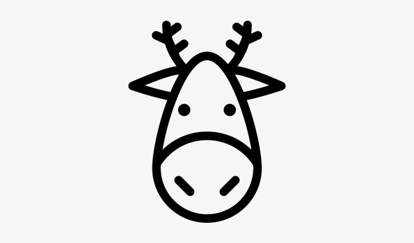 Christmas Reindeer Vector - North Pole Stamp, transparent png #4046522
