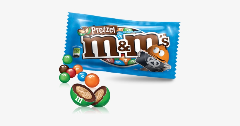 Pretzel M&m's Ad - Pretzel M&ms Transparent, transparent png #4046571