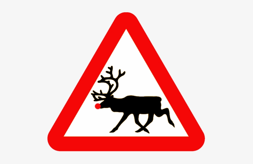 Reindeer Christmas Party Quiz - Reindeer Silhouette, transparent png #4046625