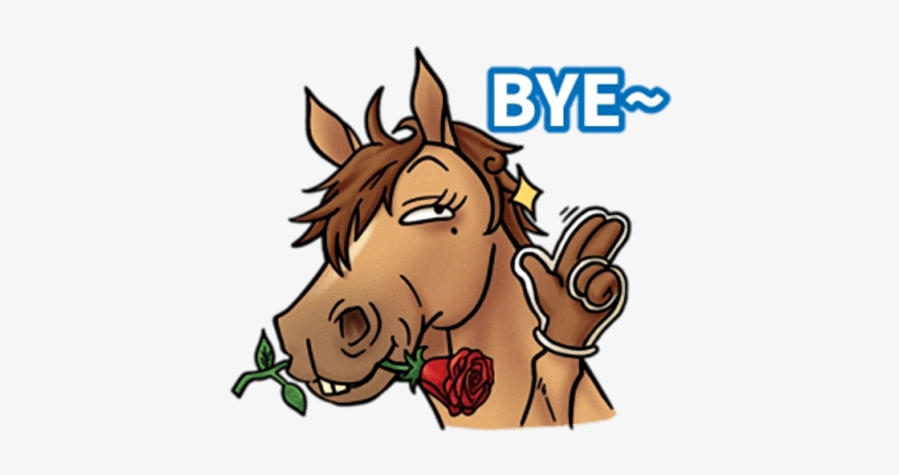 Crazy Horse Stickers Messages Sticker-3 - Sticker, transparent png #4046707