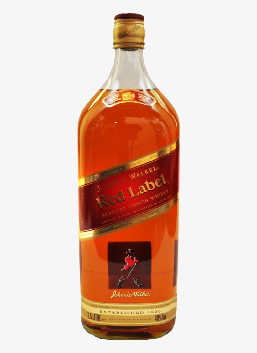 Whisky Johnnie Walker Red Label 1,5l - Johnnie Walker Red Label, transparent png #4046880