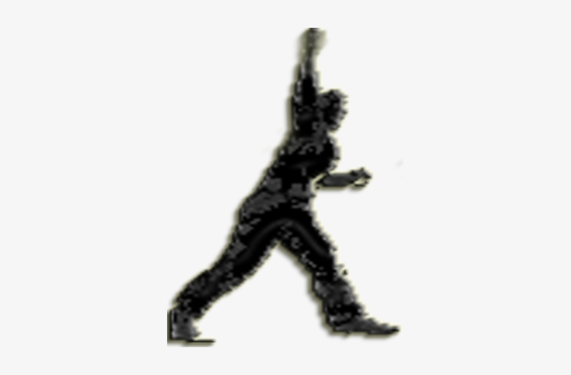 Image-bowling Shadow Figure2 - Black Shadow Figure Png, transparent png #4047002
