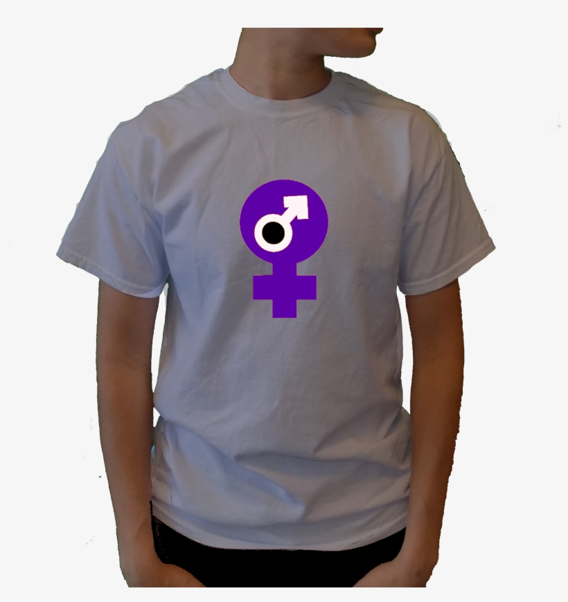 Boy Symbol Inside Girl Symbol - Active Shirt, transparent png #4047214