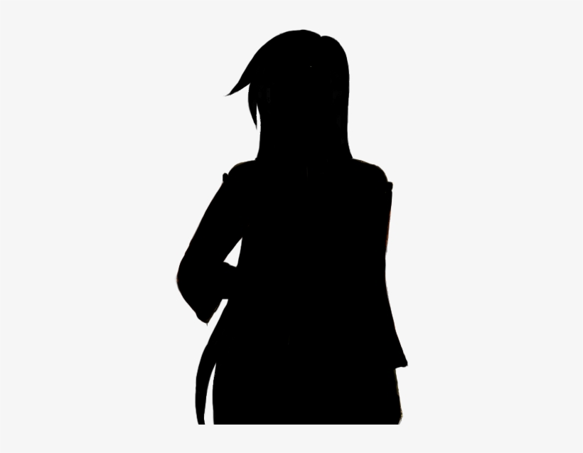 Short Hair Woman Silhouette, transparent png #4047243