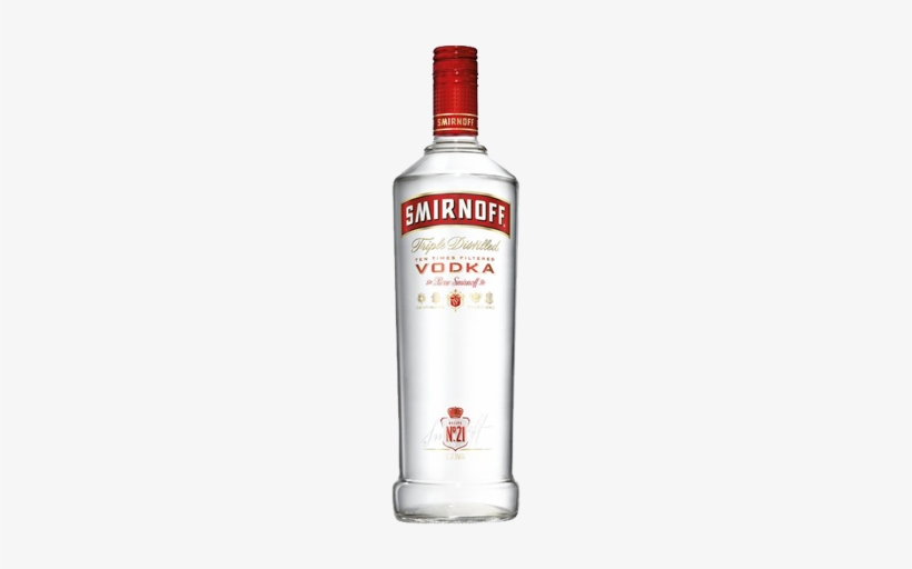 Smirnoff Red Label Vodka 1 Litre, transparent png #4047559