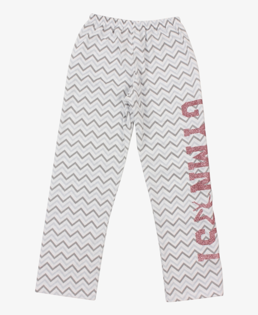 Gymnast Flannel Pants Gray Chevron - Zack & Tara Wet Bag - Chic Chevrons In P, transparent png #4047763